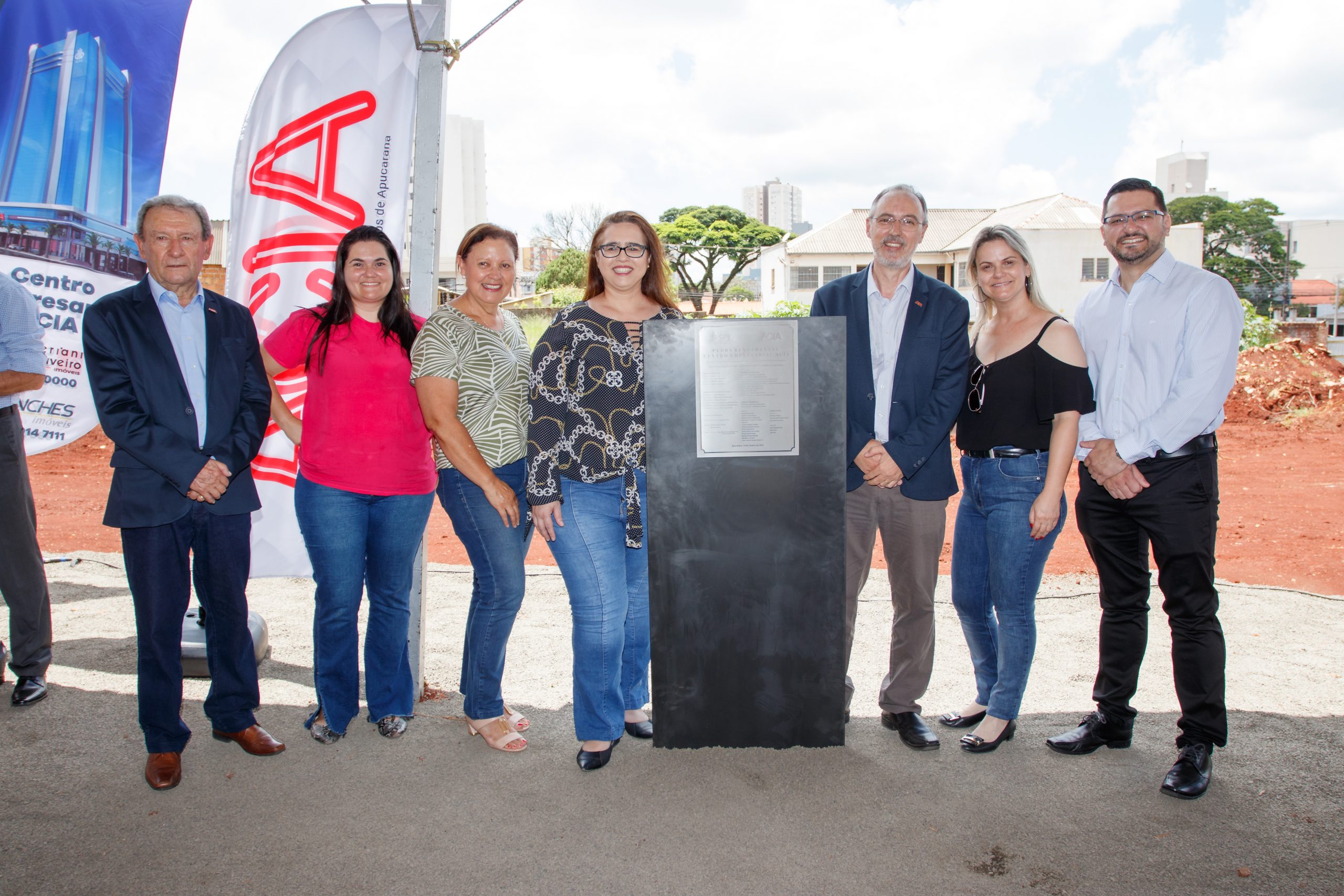 ACIA e SPE lançam pedra fundamental do Centro Empresarial