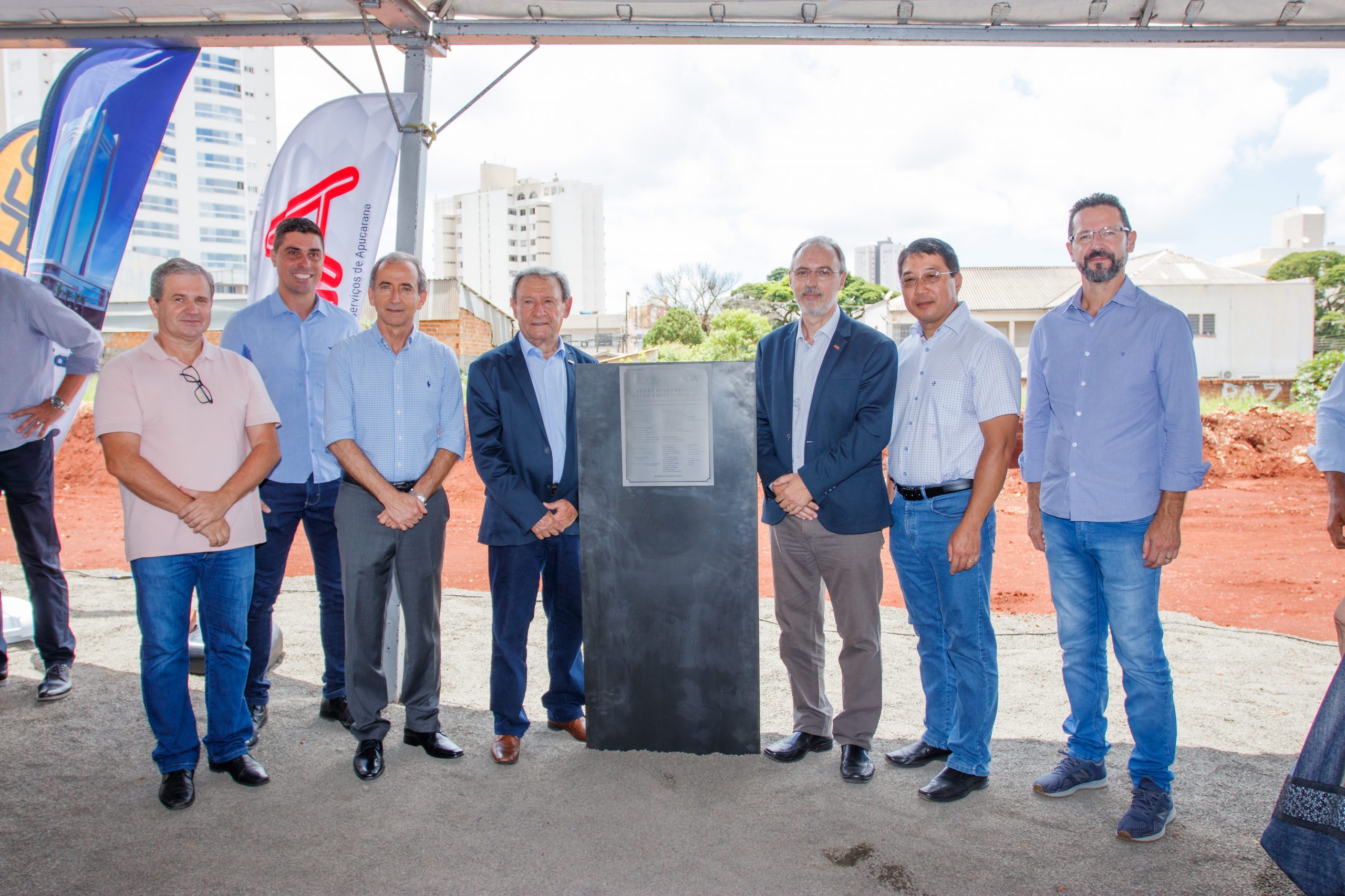 ACIA e SPE lançam pedra fundamental do Centro Empresarial