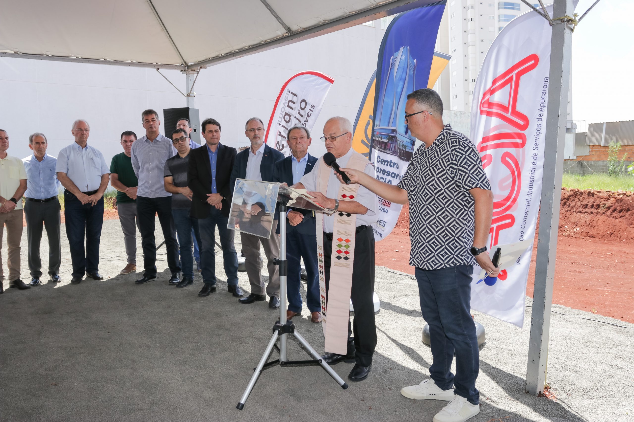 ACIA e SPE lançam pedra fundamental do Centro Empresarial