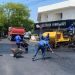 Obras de recape asfáltico na área central prosseguem até sexta-feira