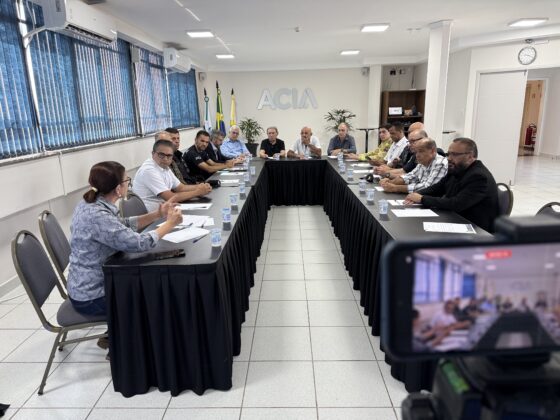 ACIA E ENTIDADES SE REÚNEM PARA DISCUTIR A SEGURANÇA EM APUCARANA