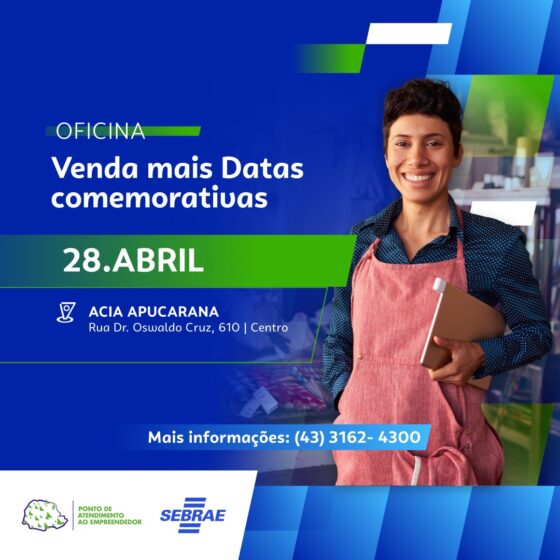 ACIA promove oficina gratuita sobre estratégias de vendas em datas comemorativas