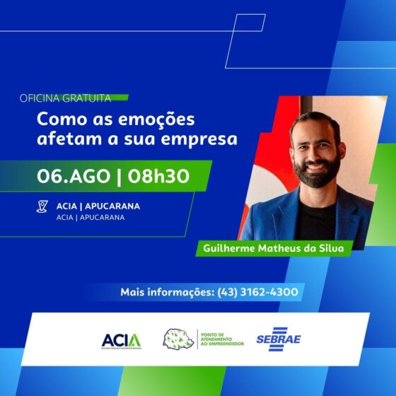 Palestra gratuita vai mostrar como a inteligência emocional pode impulsionar os resultados das empresas