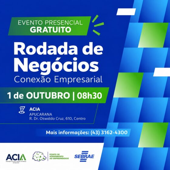 ACIA e SEBRAE realizam mais uma rodada gratuita de negócios para associados